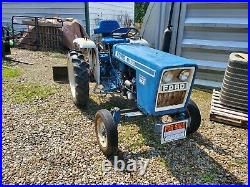 1979 Ford 1300 Tractor (2 CYL Diesel, No-Emissions), Blade Included