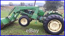 1984 John Deere 2150 tractor JD 146 loader gear 50 hp diesel used utility farm