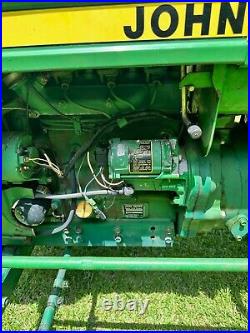 1984 John Deere 850 Tractor with bush hog, Box scraper and turf tires. 570 Hours