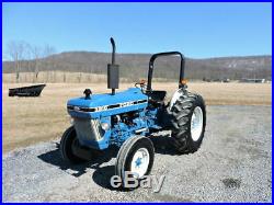 1989 Ford 3910 Series II 2 Farm Tractor 50 HP Diesel 3 Point Hitch New Holland