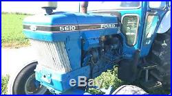 1990 Ford 5610 Tractor Diesel Hydraulic Farm Ag Machinery Cab AC Heat 72hp 2wd