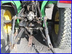 1990 John Deere 955 Tractor loader 72 belly mower used 4x4 compact pwr steering