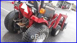 1991 Case IH 1120 Tractor loader 60 mower 19 HP diesel 4x4 HST used compact