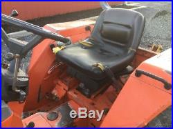 1991 Kubota L2650 4x4 Diesel Compact Tractor with Loader & Bushing Mower