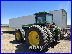 1992 John Deere 4960 Tractor 2,836 Hours Scherer Processor 8 Row Corn Head