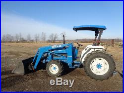 1993 New Holland 2120 Tractor, 4WD, NH7309 Loader, Hyd Shuttle, 40HP, 1 Remote
