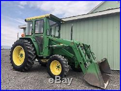 1995 John Deere 1070 4x4 Compact Tractor Cab, Low Hours. Clean! Cheap Shipping