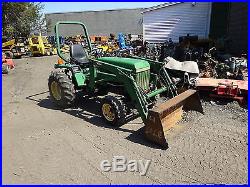 1995 John Deere 955 4wd Compact Utility Tractor NICE! VIDEO! 70A LOADER DSL