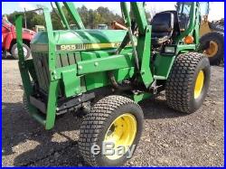1995 John Deere 955 Tractor/Loader/Backhoe, 4WD, Hydro, 1550 Hours