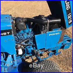 1996 New Holland 1215 Compact Tractor with 60 Mid Mount Mower and 4' box blade