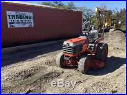 1997 Kubota B1700 Diesel Compact Tractor with Belly Mower