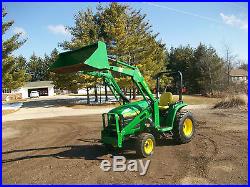 1998 John Deere 4200 Compact Utility MFWD 4X4 Tractor Loader NO RESERVE