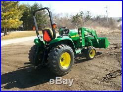 1998 John Deere 4200 Compact Utility MFWD 4X4 Tractor Loader NO RESERVE