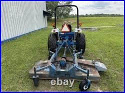 1998 New Holland 1720 2wd Tractor with Finish Mower