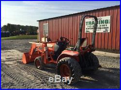 1999 Kubota B2400 4x4 Diesel Hydro Compact Tractor with Loader Only 1200Hrs