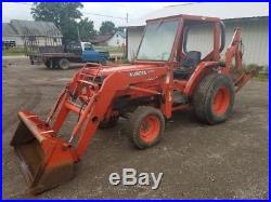 1999 Kubota L4200DT 4x4 Compact Tractor Loader Backhoe. Coming In Soon