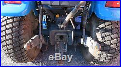 1999 NEW HOLLAND TC29D 4X4 COMPACT TRACTOR With LOADER & BELLY MOWER HYDROSTATIC