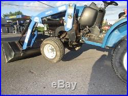 1999 New Holland TC21D Diesel 4x4 Loader Tractor 4WD 21HP turf HST drive used
