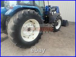 1999 New Holland Tl90 Loader Tractor Cab Heat 4x4 3 Point 3 Remotes 3445 Hours