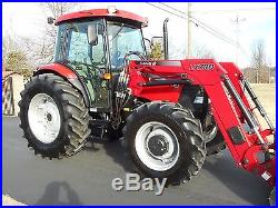 1 Owner -2007 Case Jx95 With Cab+ Loader+4x4 With Actual 204 Hours- Mint Cond