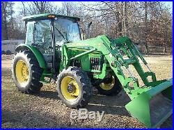 1 OWNER 2007 JOHN DEERE 5603+CAB+LOADER+4X4 WITH 1,307HRS! VERY GOOD CONDITION