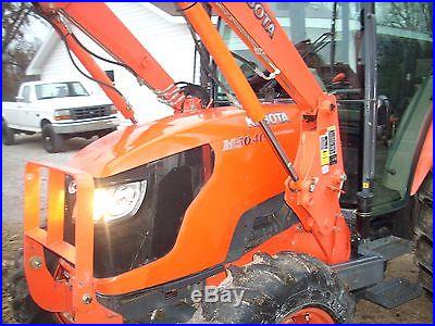1 OWNER 2008 KUBOTA M5040 CAB+LOADER+4X4 WITH 631HRS. MINT CONDITION