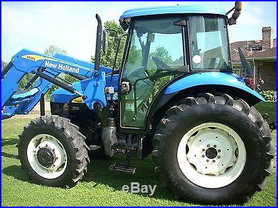 1 OWNER 2008 NEW HOLLAND TD80D CAB+LOADER+4X4 WITH 843HOURS! NICE! @@@