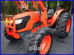 1 Owner 2012 Kubota M8540 Dth Hydraulic Shuttle +4x4 With Loader- Good Tractor