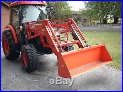 1 OWNER KIOTI DK55 CAB+LOADER+4X4 WITH 469HRS-TURBOCHARGED! MINT CONDITION