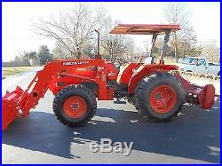 1 OWNER KUBOTA M4900 4X4+LOADER+ (52HP) WITH 220 HOURS- MINT CONDITION! @@@