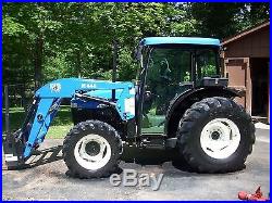 1 OWNER- NEW HOLLAND TN65D CAB+LOADER+4X4 WITH 550HOURS! MINT CONDITION! @@@@@
