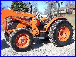 1 OWNER TRACTOR 2008 KUBOTA M9540 4X4+SELF LEVELING LOADER+4X4 WITH 477HOURS