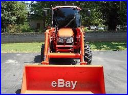 1 Owner 2011 Kubota M7040 Cab+loader+ 4x4 With Hydraulic Shuttle Trans- 414hrs