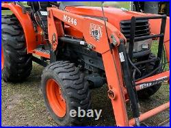 1 Owner, Kubota Gl3130 Tractor With Loader, Bushhog & Box Blade Low Hours