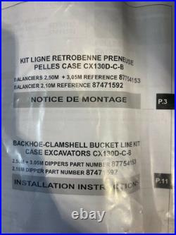 1pc x BAL 2.5M+3.0M BACKHOE KIT CX130D EXCAVATOR CASE CX130 DCB 87754153