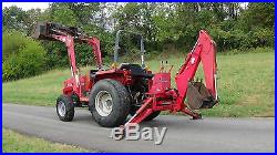 2000 Massey Ferguson 1250 4x4 Tractor With Loader And Backhoe