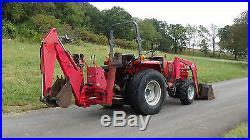 2000 Massey Ferguson 1250 4x4 Tractor With Loader And Backhoe