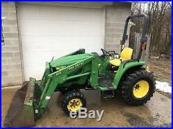 2001 JOHN DEERE 4200 DIESEL TRACTOR 4WD FRONT LOADER 420 MID 26HP Local Pick PA