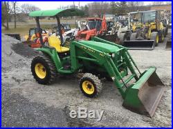 2001 John Deere 4200 4x4 Hydro Compact Tractor with Loader One Owner Only 393 Hrs