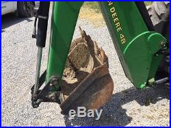 2001 John Deere 4700 Compact Tractor With Frontend Loader and Backhoe