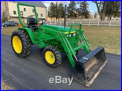 2001 John Deere 790 Tractor 4x4 Loader