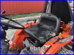 2001 Kubota B7300 4x4 Hydro Compact Tractor Loader Backhoe Only 1400Hrs