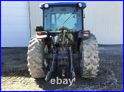 2001 NEW HOLLAND TN65D TRACTOR With LOADER, CAB, 4X4, 3 PT, 540 PTO, HEAT A/C