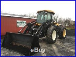 2001 New Holland TV140 4x4 Tractor with Cab Loader 3Pt & PTO with Loader