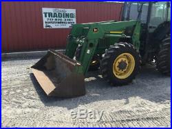 2002 John Deere 5510 4x4 Utility Tractor with Cab & Loader Only 4200 Hours
