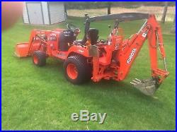 2002 KUBOTA BX22 4X4 COMPACT TRACTOR With LOADER AND BACKHOE