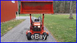 2002 Kubota Bx2200 4x4 Compact Tractor Loader & Belly Mower Hydrostatic Diesel