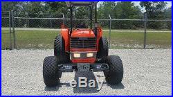 2002 Kubota M4900 4x4 Diesel Tractor ROPS Sun Roof Aux Hyd 3pth 4434 Hours 54hp
