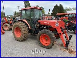 2002 Kubota M9000 4x4 90Hp Utility Tractor with Cab & Loader Only 1500 Hours