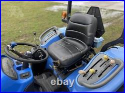 2002 New Holland TC29D Tractor with Loader and Belly Mower